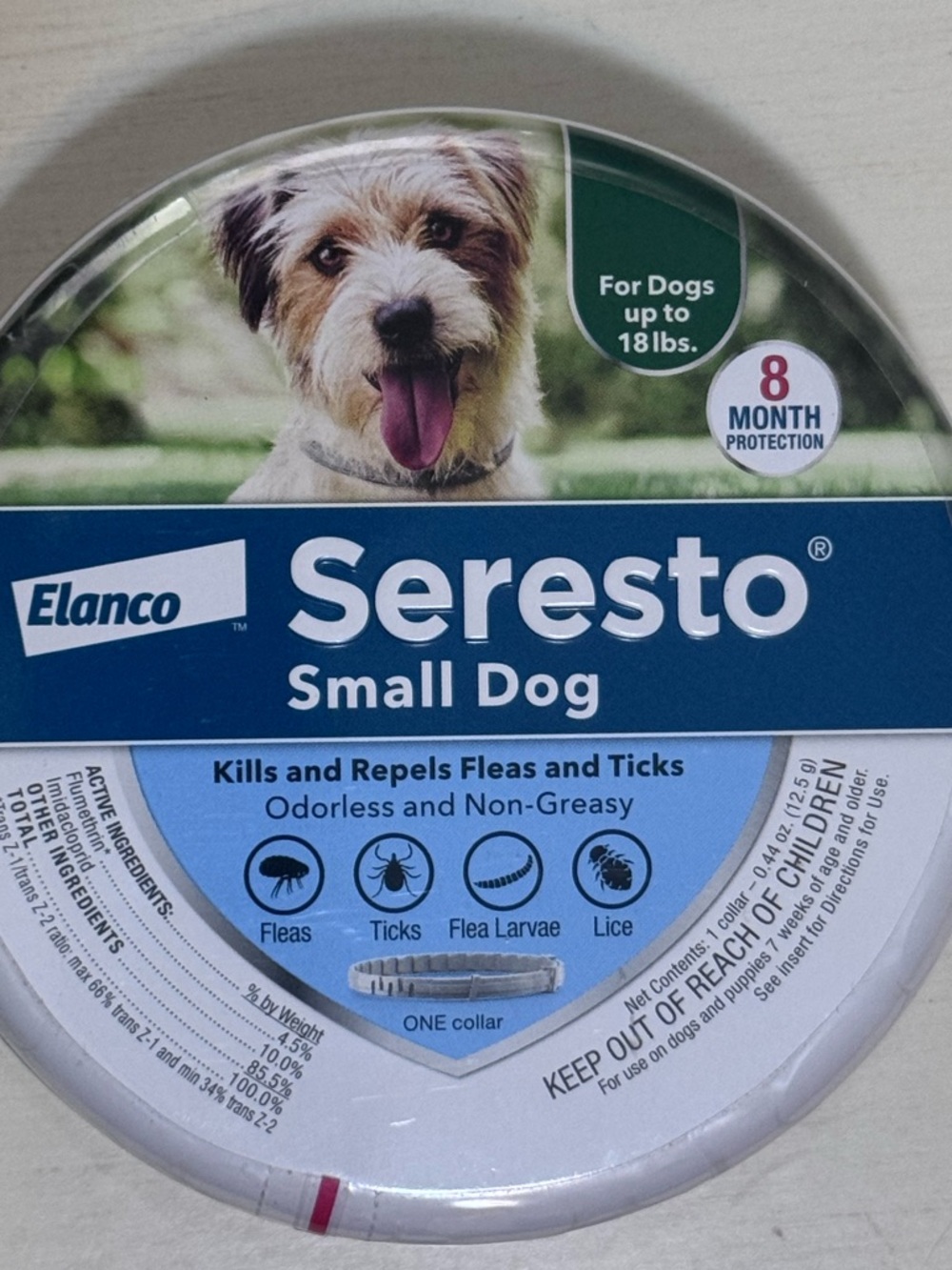 Elanco Seresto Small Dog Collar - Picture 2 of 6